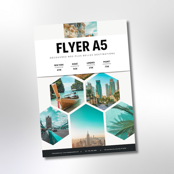 Pack 5000 flyers A5 recto-verso