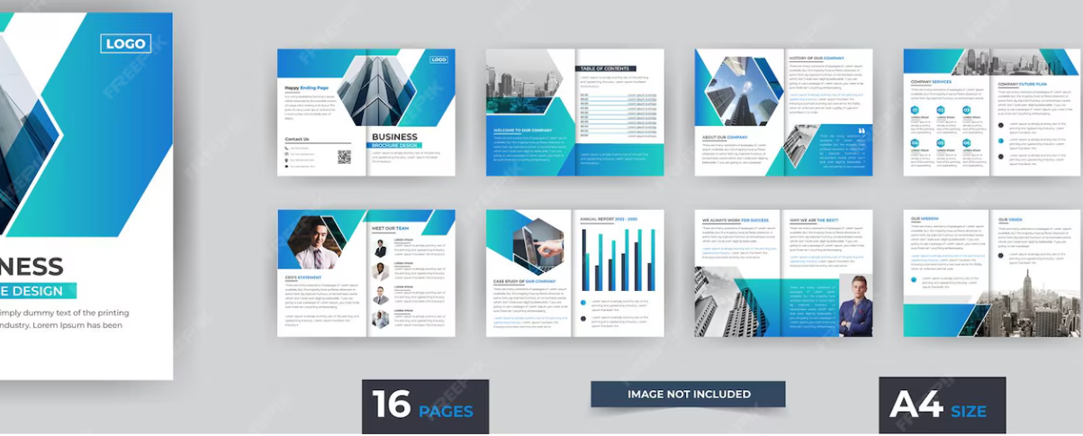 Brochure 16 pages entreprise (500 ex)